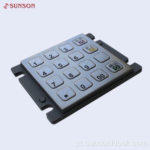 PIN pad de criptografia PCI para máquina de venda automática